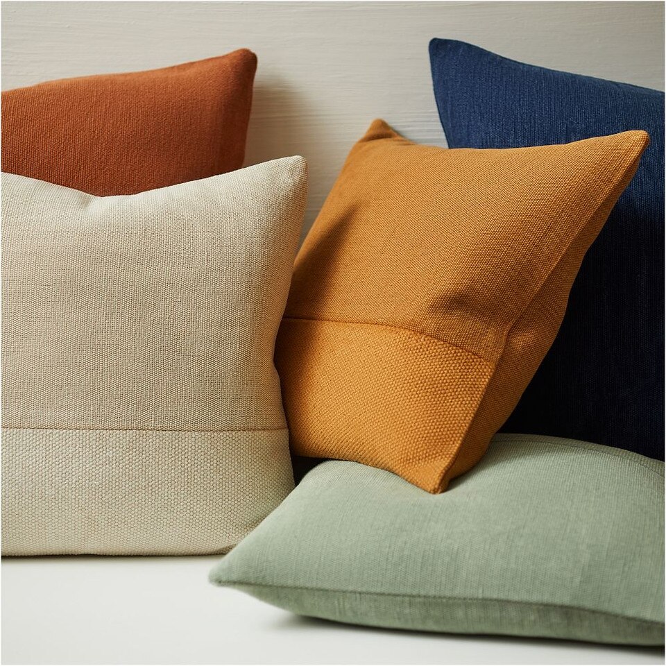 Cotton Canvas Cushion Covers West Elm UK